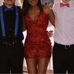 sherri hill red dress